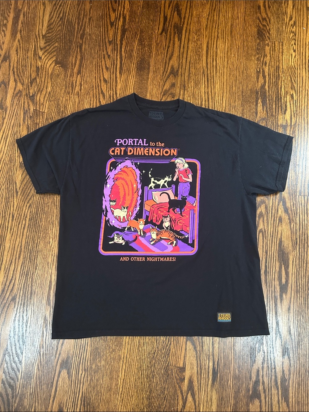 Stephen Rhodes Cat T-Shirt Emo